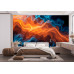 Breathe of Fire and Frost Mural - AI Art Wall Mural for Contemporary Interiors