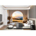 Rolling Tranquility - AI Art Wall Mural for Contemporary Interiors