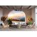 Rolling Tranquility - AI Art Wall Mural for Contemporary Interiors