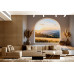 Rolling Tranquility - AI Art Wall Mural for Contemporary Interiors