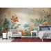 Faded Florals - AI Art Wall Mural for Contemporary Interiors