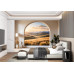 Pastoral Portal - AI Art Wall Mural for Contemporary Interiors