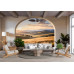 Pastoral Portal - AI Art Wall Mural for Contemporary Interiors