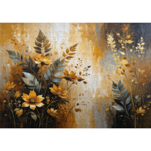 Autumn Floral Impression - AI Art Wall Mural for Contemporary Interiors Autumn Floral Impression - AI Art Wall Mural for Contemporary Interiors | Wall4Soul