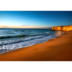 Coastal Majesty - AI Art Wall Mural for Contemporary Interiors Coastal Majesty - AI Art Wall Mural for Contemporary Interiors | Wall4Soul