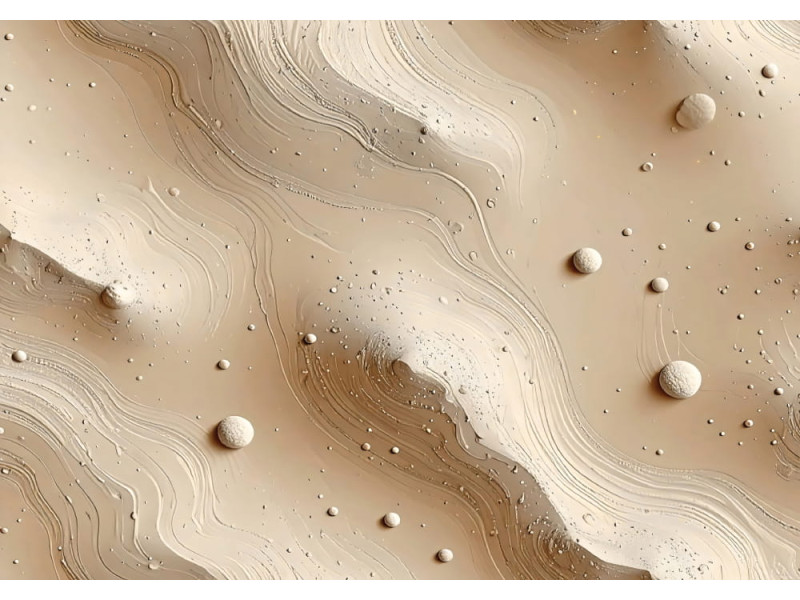 Soft Color Martian - AI Art Wall Mural for Contemporary Interiors