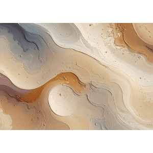 Modern Swirl Contemporary Design - Trendy AI Wall Mural