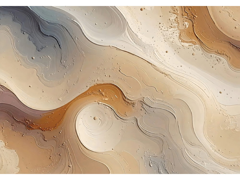 Modern Swirl Contemporary Design - Trendy AI Wall Mural
