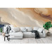 Marbled Cream & Beige Wave - Textured AI Wall Mural