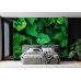 Lush Green Foliage - AI Art Wall Mural for Contemporary Interiors
