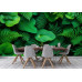 Lush Green Foliage - AI Art Wall Mural for Contemporary Interiors