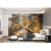 Forest Gold - AI Art Wall Mural for Contemporary Interiors