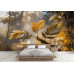 Forest Gold - AI Art Wall Mural for Contemporary Interiors