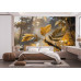 Forest Gold - AI Art Wall Mural for Contemporary Interiors