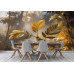 Forest Gold - AI Art Wall Mural for Contemporary Interiors
