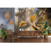 Forest Gold - AI Art Wall Mural for Contemporary Interiors