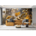 Forest Gold - AI Art Wall Mural for Contemporary Interiors