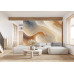 Modern Swirl Contemporary Design - Trendy AI Wall Mural