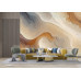 Modern Swirl Contemporary Design - Trendy AI Wall Mural