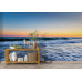 Coastal Dusk Hues - AI Art Wall Mural for Contemporary Interiors Coastal Dusk Hues - AI Art Wall Mural for Contemporary Interiors
