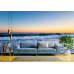 Coastal Dusk Hues - AI Art Wall Mural for Contemporary Interiors Coastal Dusk Hues - AI Art Wall Mural for Contemporary Interiors