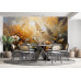 Sun-Kissed Wildflowers - AI Art Wall Mural for Contemporary Interiors