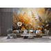 Sun-Kissed Wildflowers - AI Art Wall Mural for Contemporary Interiors