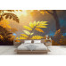 Glimmering Forest Floor - AI Art Wall Mural for Contemporary Interiors