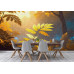 Glimmering Forest Floor - AI Art Wall Mural for Contemporary Interiors