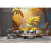 Glimmering Forest Floor - AI Art Wall Mural for Contemporary Interiors