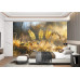 Morning Light Ferns - AI Art Wall Mural for Contemporary Interiors