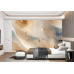 Wavy Desert Abstract Landscape - AI Art Wall Mural for Contemporary Interiors Wavy Desert Abstract Landscape - AI Art Wall Mural for Contemporary Interiors