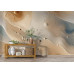 Wavy Desert Abstract Landscape - AI Art Wall Mural for Contemporary Interiors Wavy Desert Abstract Landscape - AI Art Wall Mural for Contemporary Interiors