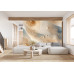 Wavy Desert Abstract Landscape - AI Art Wall Mural for Contemporary Interiors Wavy Desert Abstract Landscape - AI Art Wall Mural for Contemporary Interiors