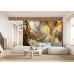 Glimmering Ferns - AI Art Wall Mural for Contemporary Interiors