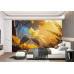 Sunlit Golden Canopy - AI Art Wall Mural for Contemporary Interiors Sunlit Golden Canopy - AI Art Wall Mural for Contemporary Interiors