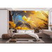Sunlit Golden Canopy - AI Art Wall Mural for Contemporary Interiors Sunlit Golden Canopy - AI Art Wall Mural for Contemporary Interiors