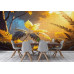 Sunlit Golden Canopy - AI Art Wall Mural for Contemporary Interiors Sunlit Golden Canopy - AI Art Wall Mural for Contemporary Interiors