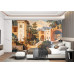 European Village - AI Art Wall Mural for Contemporary Interiors