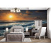 Crashing Waves - AI Art Wall Mural for Contemporary Interiors Crashing Waves - AI Art Wall Mural for Contemporary Interiors