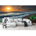 Crashing Waves - AI Art Wall Mural for Contemporary Interiors Crashing Waves - AI Art Wall Mural for Contemporary Interiors