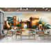 Ancient Ruins Fantasy - AI Art Wall Mural for Contemporary Interiors