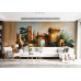 Ancient Ruins Fantasy - AI Art Wall Mural for Contemporary Interiors