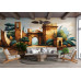 Ancient Ruins Fantasy - AI Art Wall Mural for Contemporary Interiors