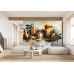 Ancient Ruins Fantasy - AI Art Wall Mural for Contemporary Interiors