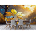 Radiant Forest Fern - AI Art Wall Mural for Contemporary Interiors