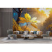 Radiant Forest Fern - AI Art Wall Mural for Contemporary Interiors