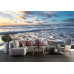 Coastal Calm - AI Art Wall Mural for Contemporary Interiors