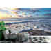 Coastal Calm - AI Art Wall Mural for Contemporary Interiors