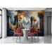 Ancient Greek Temple Ruins - AI Art Wall Mural for Contemporary Interiors